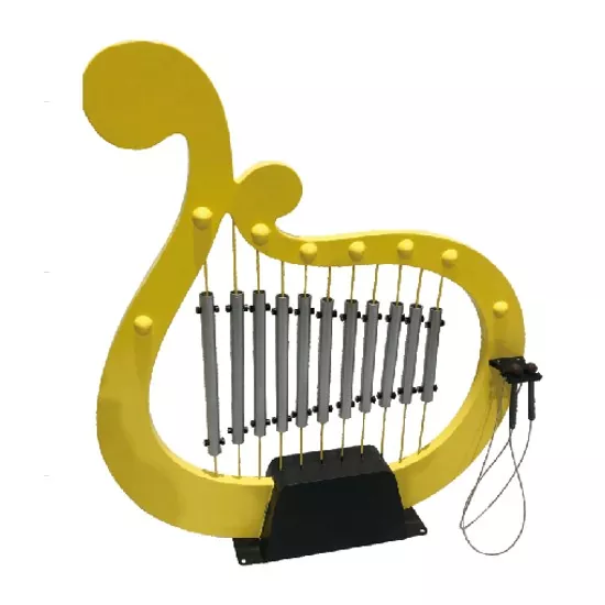 Musikalsk perkssjonsinstrument for barn. Harpe
