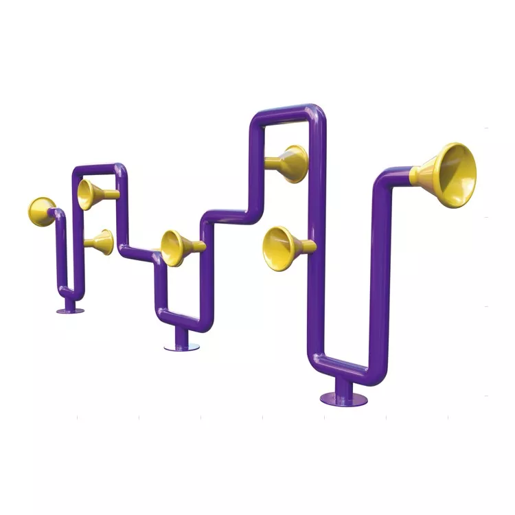 Talende rør utendørs sonisk lekeplass