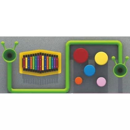 Musikkinstrumentet til veggfestet