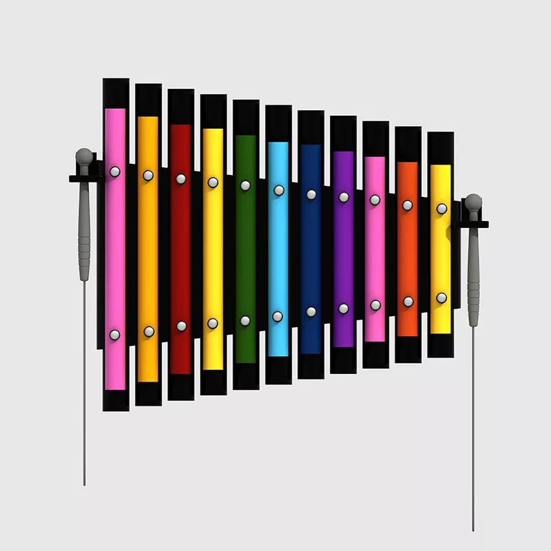 Vegg metall perkusjon leketøy Musikkinstrument